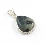 Sterling 925 silver ocean jasper best quality gemstone pendant jewellery